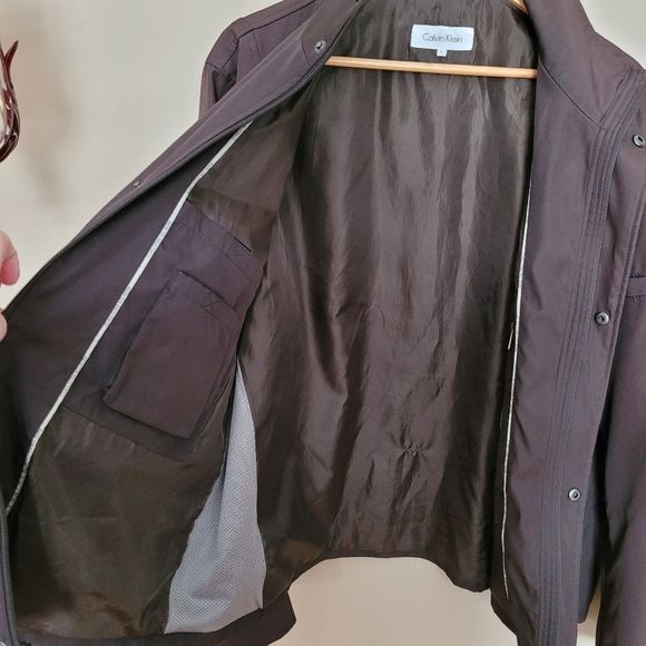 Calvin Klein Lightweight Spring Jacket Black Large - Picture 10 of 13